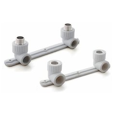 Колено ПП комб.под смеситель внутр.резьба 20х1/2", серый РосТурПласт (Угольник комбинированный под смеситель с внутренней резьбой диаметром 1/2".) (11