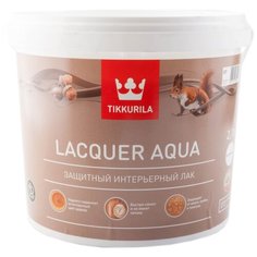 Лак Tikkurila Euro Lacquer Aqua матовый полиакриловый бесцветный 2.7 л