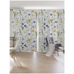 Шторы под лён Ambesonne "Мечтательная весна", серия Oxford DeLux, 340х265 см Joy Arty