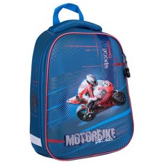 Berlingo ранец Expert Motorbike passion, синий