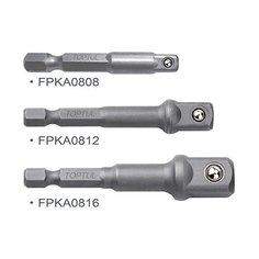 Набор переходников 1/4" под шуруповерт 3ед. (1/4", 3/8", 1/2") TOPTUL (GAAR0301)