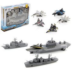 Набор корабль военный с самолётами 115261 VELD CO