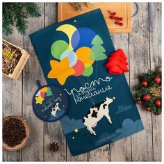Набор подарочный "С Новым Годом" кух. полотенце, прихватка, силикон.форма 5271292 Этель