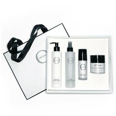 Набор для лица OPTIME № 11: молочко, тоник, сыворотка интенсивная и крем н/с кожа