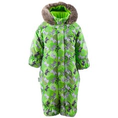Комбинезон KERRY ZOE K18406 размер 74, 1049 салатовый/ серый/ антрацитовый