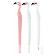 Ручка шариковая фигурная Centrum "Flamingo" (0.5мм, дисплей, синий цвет чернил, разные цвета корпуса) 36 уп. (80340)