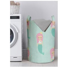 Корзина для хранения вещей JoyArty "Милая русалочка" 40x60 см, gaba-47974-L