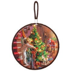 Подставка под горячее коллекция новогодняя сказка диаметр 17 см Lefard (229-531)