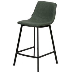 Барный стул HAMILTON (2 штуки) / малахит, экокожа, металлический каркас / стул М-Сити для кухни, для бара / RU-01 / М-City