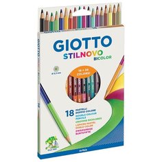 GIOTTO Цветные карандаши Stilnovo Bicolor 36 цветов (257200)