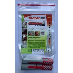 Дюбель Fischer универсальный DUOPOWER-14x70 ( 2шт. )