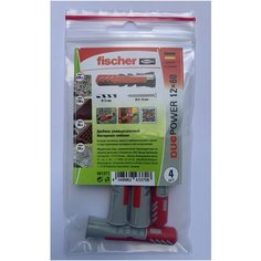 Дюбель Fischer универсальный DUOPOWER 12x60 (4шт.)