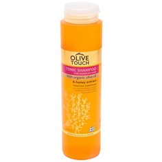 Olive Touch Тонизирующий шампунь с органическим оливковым маслом и медом, для поврежденных и окрашенных волос, 300 мл.