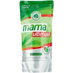 Mama Ultimate Концентрат для мытья посуды Зелёный чай, 0.6 л
