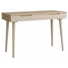 Письменный стол R-Home Сканди, ШхГ: 110х50 см, цвет: жемчужно-белый