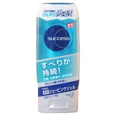 Гель для бритья Success с освежающим и лечебным эффектом Kao, 180 г КАО