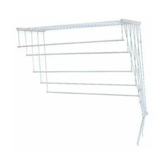 Сушилка для белья потолочная стальная 1,7 м, 5 стержней, белая, PERFECTO LINEA (5 стержней) (36-002171)