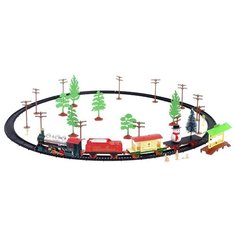 Железная дорога "С Новым Годом", работает от батареек, №SL-01523 3418929 Woow Toys