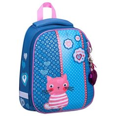 Berlingo ранец Kitty and dots, голубой