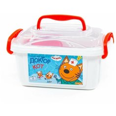 Игровой набор Полесье "Три кота "Доктор" (в контейнере)