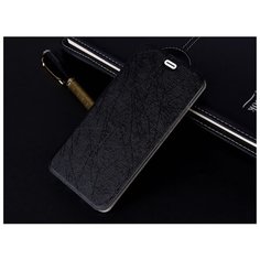 Чехол флип подставка текстура Линии на силиконовой основе для Iphone Xr черный 100gadgets