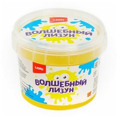 Лизун LORI волшебный "Жёлтый с ароматом банана". 120мл