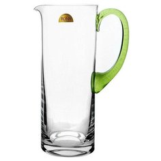 Кувшин для сока 1 л с зелёной ручкой / 088025 Rona