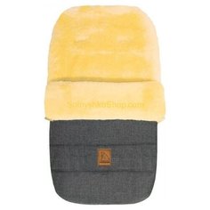 Зимний Меховой Конверт из овчины Heitmann Felle Lambskin Cosy Toes Grey-Melange (серый-меланж) 968GM