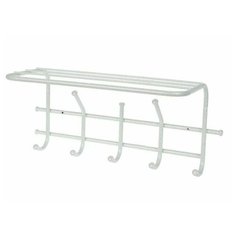 Вешалка с полкой "ЭРА 5" (Белое серебро) ВСП278БС ЗМИ