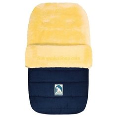 Зимний Меховой Конверт Heitmann Felle Lambskin Cosy Toes синий 968MA