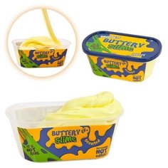 Слайм Junfa Жвачка для рук "Buttery Slime" Сливочное масло. цвет бледно -желтый