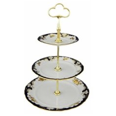 Этажерка 3-х ярусная Leander "Соната /Золотая роза /Кобальт" / 158401