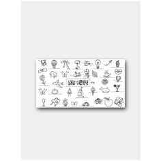 Слайдер (водные наклейки) для дизайна ногтей FN079 Лето FOR Nails