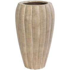 Кашпо Nobilis Marco конкрит Nobilis Marco "Pumpkin Rib Vase", D30хH50 см