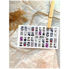 Слайдер (водные наклейки) для дизайна ногтей FN407 Женщины FOR Nails