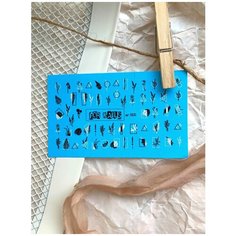 Слайдер (водные наклейки) для дизайна ногтей FN-AR05 Цветы FOR Nails