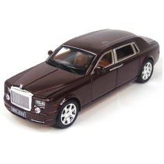 Модель автомобиля коллекционная, машинка Роллс Ройс Rolls Royce, цвет - бордовый ИГРОЛЕНД