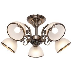 Люстра ЭкономСвет "13060/5AB WT". Античная бронза