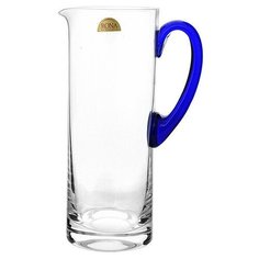 Кувшин для сока 1 л с синей ручкой / 088026 Rona