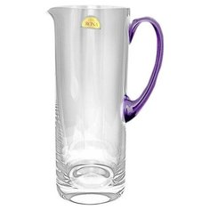 Кувшин для сока 1 л с фиолетовой ручкой / 088023 Rona