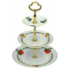 Этажерка 3-х ярусная Leander "Мэри-Энн /Фруктовый сад" / 159189