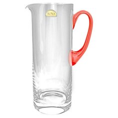 Кувшин для сока 1 л с красной ручкой / 088022 Rona