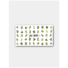 Слайдер (водные наклейки) для дизайна ногтей FN331 Весна Листья FOR Nails