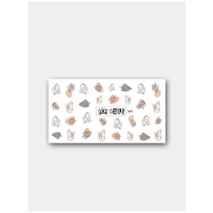 Слайдер (водные наклейки) для дизайна ногтей FN366 FOR Nails