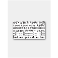 Слайдер (водные наклейки) для дизайна ногтей FN100 FOR Nails