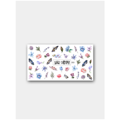 Слайдер (водные наклейки) для дизайна ногтей FN253 Весна Цветы FOR Nails