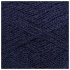 Пряжа Пехорка Ангорская тёплая 100гр. 480м (40% шерсть, 60% акрил) (04 темно-синий) 5 шт