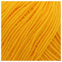 Пряжа Пехорка Детский каприз тёплый 50гр. 125м (50% мериносовая шерсть, 50% фибра) (12 желток) 10 шт