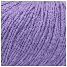 Пряжа Пехорка Детский каприз тёплый 50гр. 125м (50% мериносовая шерсть, 50% фибра) (1131 сиреневый бархат) 10 шт