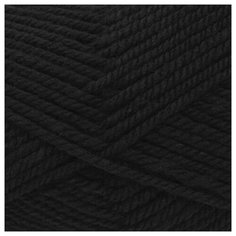 Пряжа Пехорка Популярная 100гр. 133м. (50%шерсть, 50%акрил) (02-Черный) 10 шт